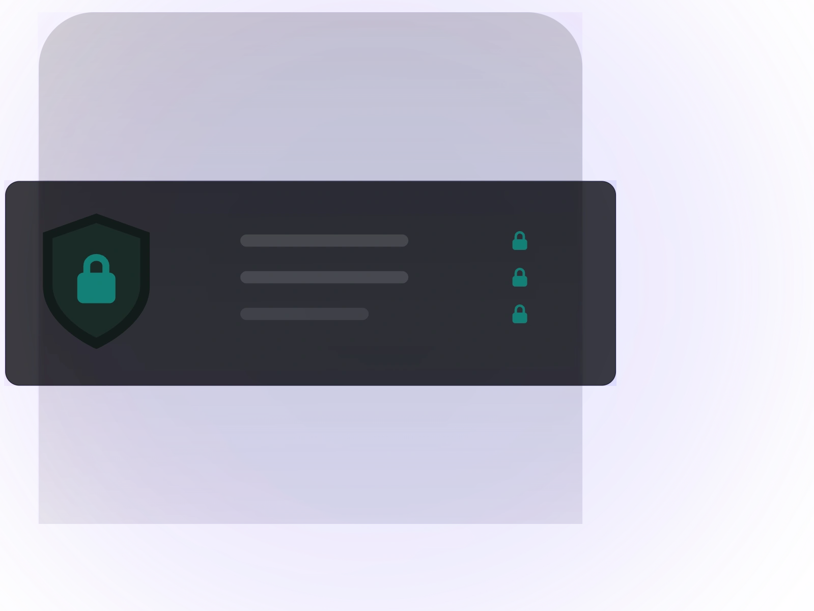 Privacy and security shield illustration